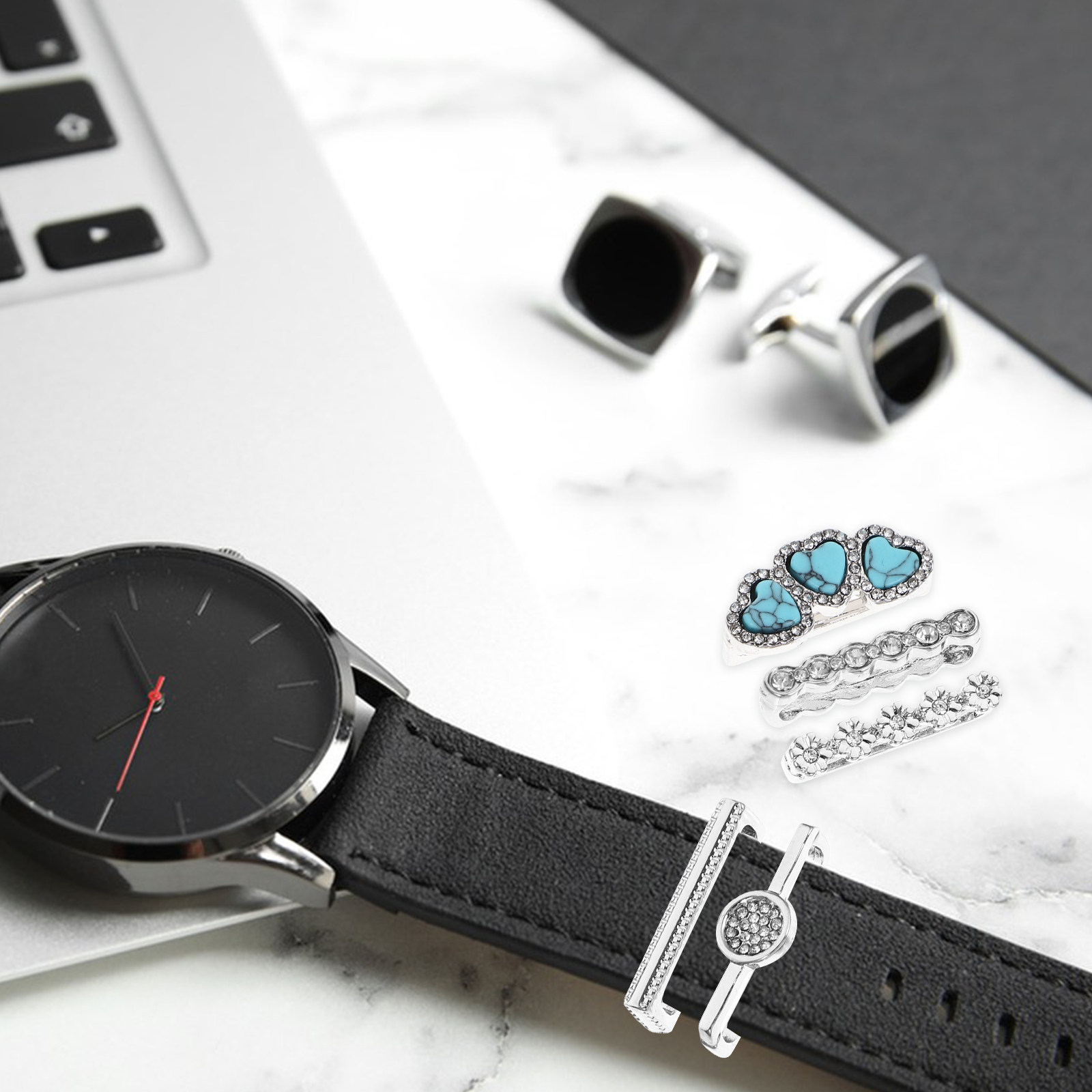 Smartwatches - Conjunto de 5 Peças de Anéis