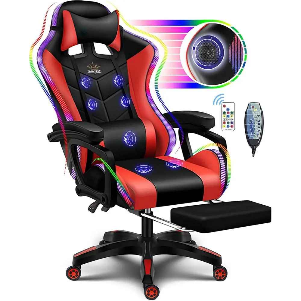 Speakers - Cadeira de Jogos Ergonômica com Encosto