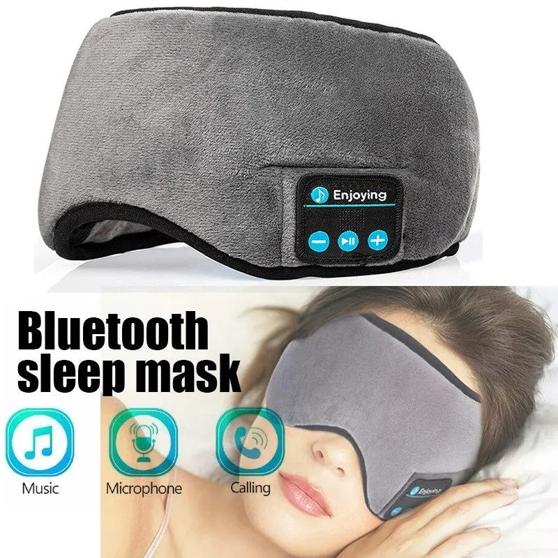 Sleep Mask Headphones Bluetooth - Fone de Ouvido Bluetooth Esportivo com