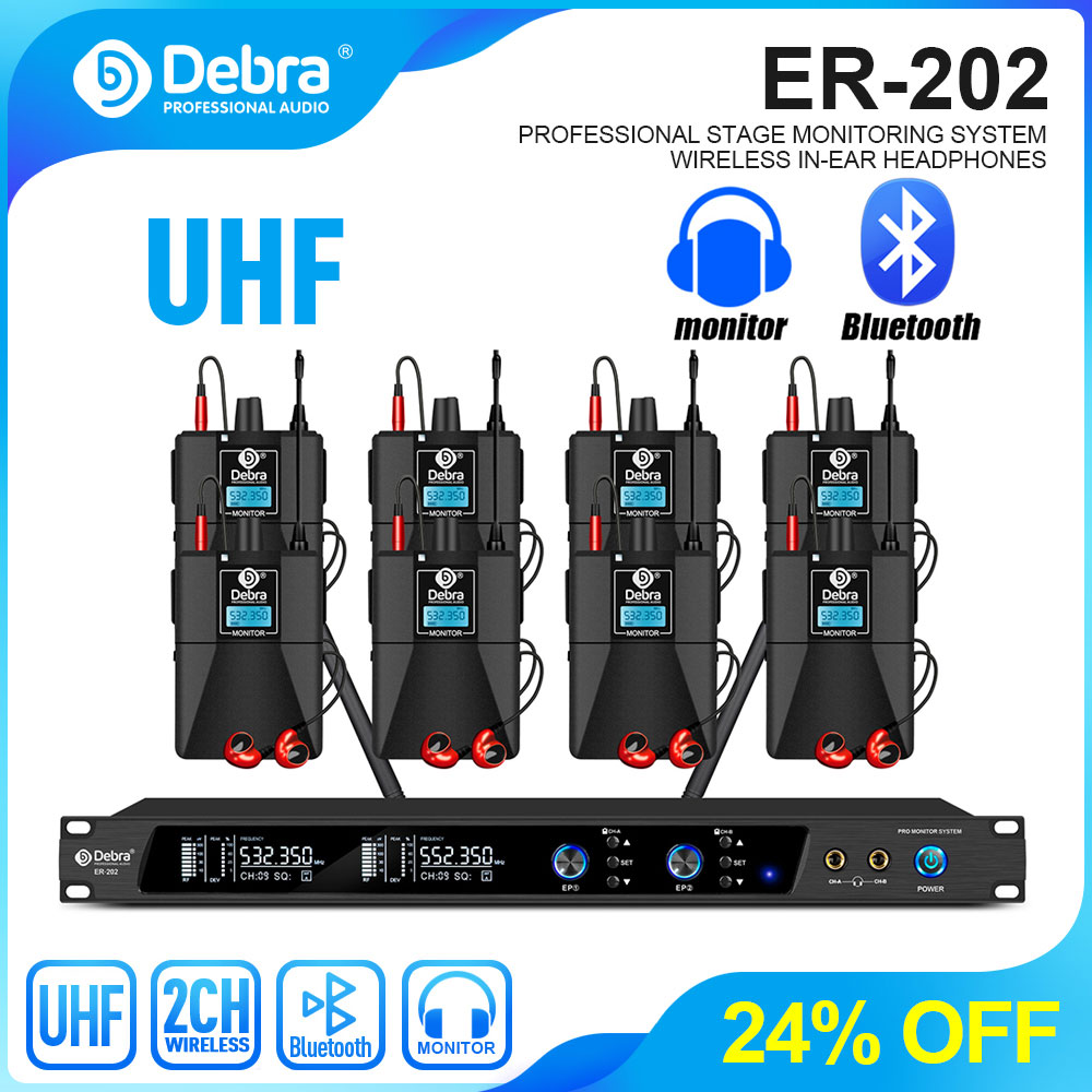 In Ear Monitors For Singers - Sistema de monitoramento intra-auricular sem fio