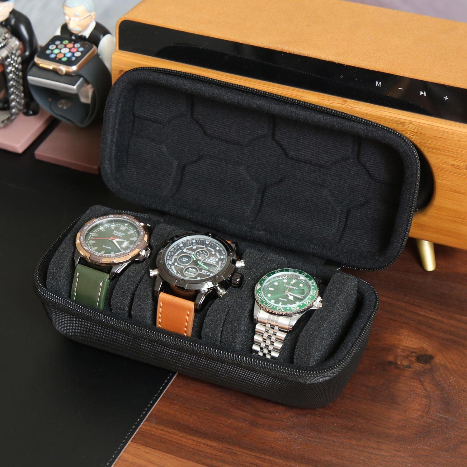 Smartwatches - Organizador de caixa de relógio para