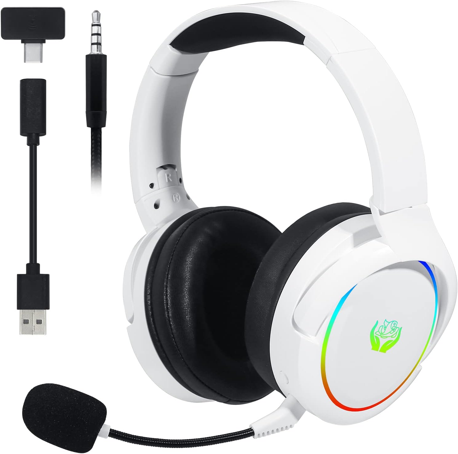 Gaming Headset With Mic Rgb - Fone de ouvido para jogos sem