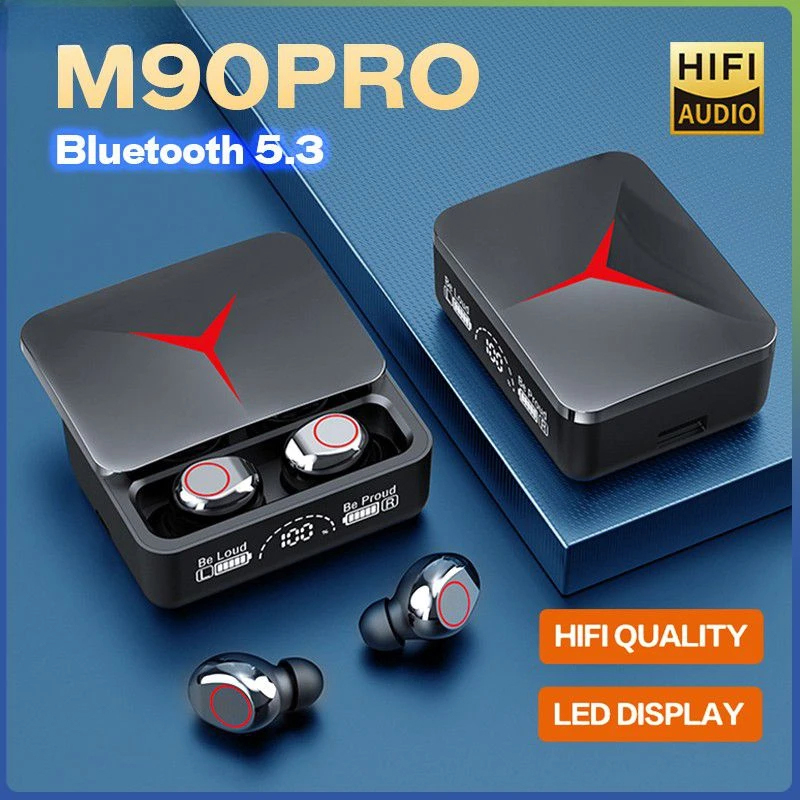 Tws Earbuds Bluetooth 5.3 - Tws m90 pro fone de ouvido