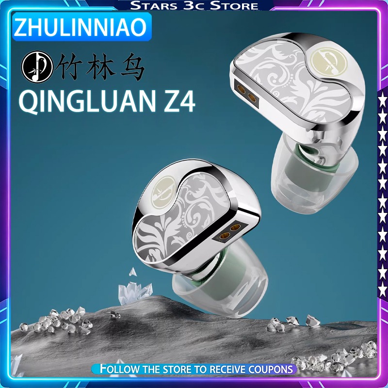Planar Magnetic Iem Earphones - Novos Fones de Ouvido HIFI Zhulinniao