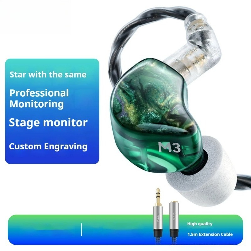 In Ear Monitors For Singers - Fones de ouvido intra-auriculares M3 com