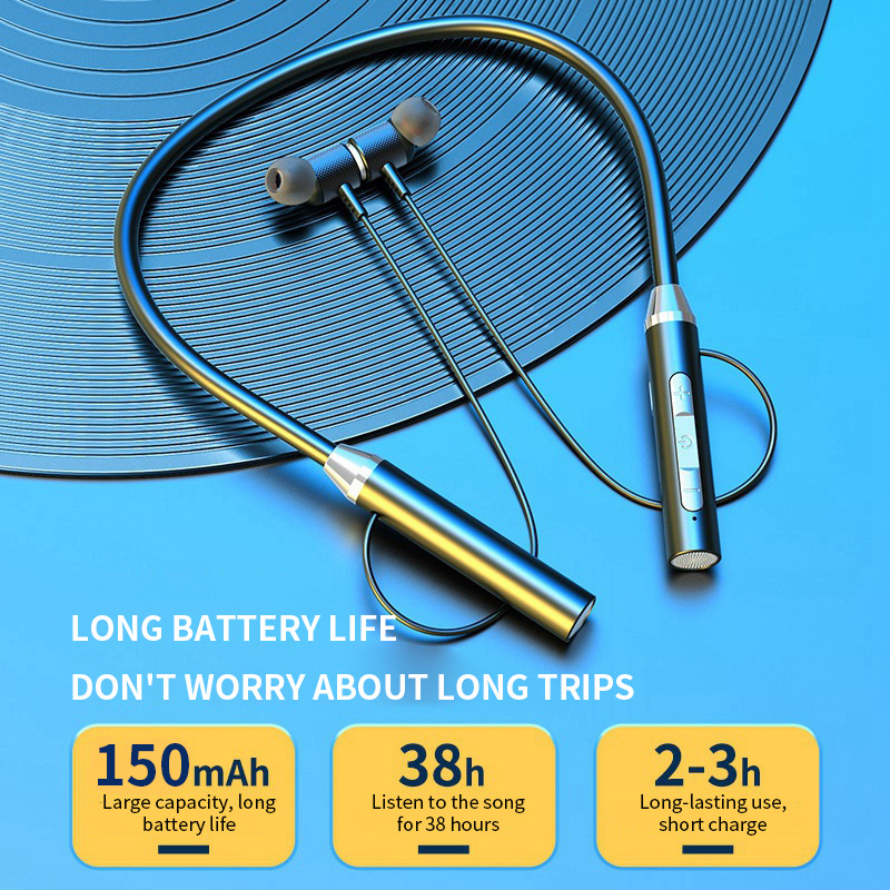 Fones de ouvido sem fio blueto - Magnetic Neckband Sports Earphones avaliação e preço