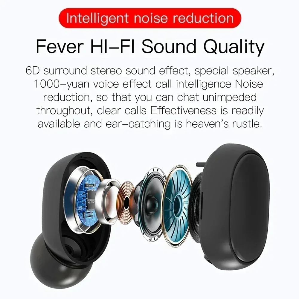 Fones de ouvido Bluetooth TWS, - Tws Earbuds Bluetooth 5.3 avaliação e preço