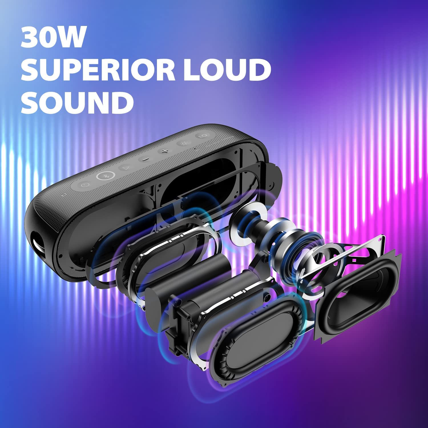 Caixa de Som Portátil Tribit 3 - Portable Bluetooth Speaker Waterproof Ipx7 avaliação e preço