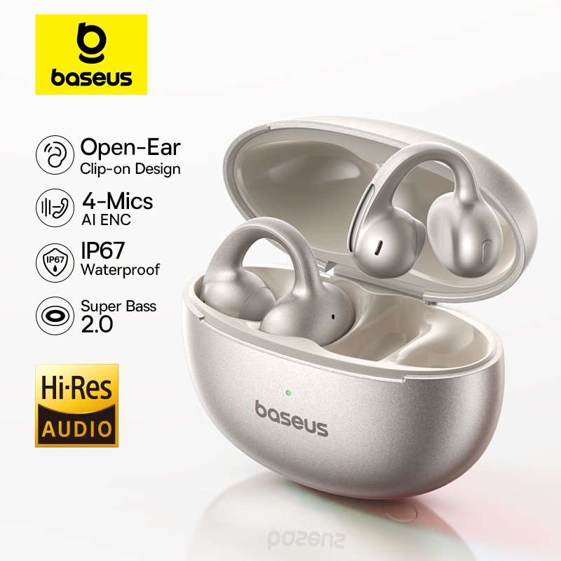 Baseus mc1 pro clipe de orelha - Open Ear Air Conduction Headphones avaliação e preço
