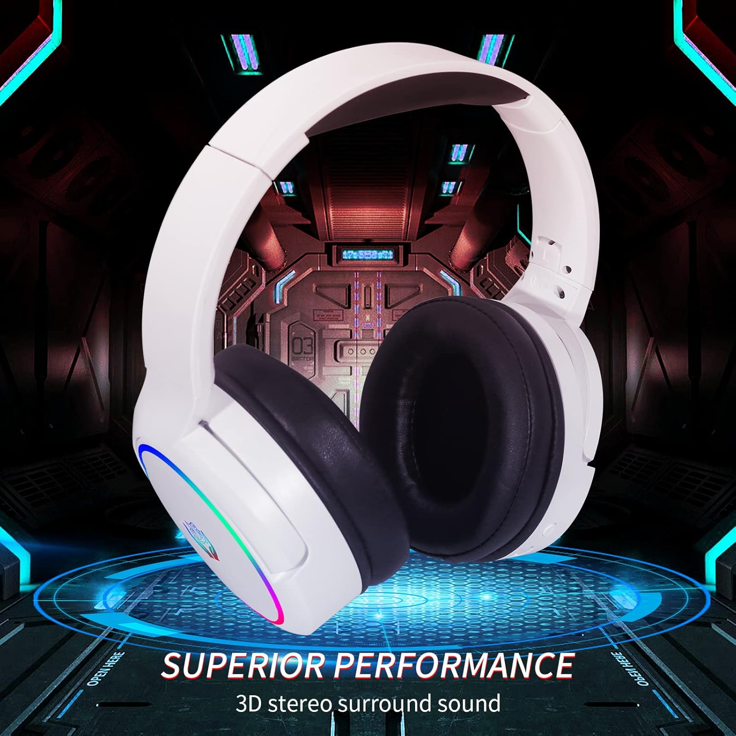 Fone de ouvido para jogos sem  - Gaming Headset With Mic Rgb avaliação e preço