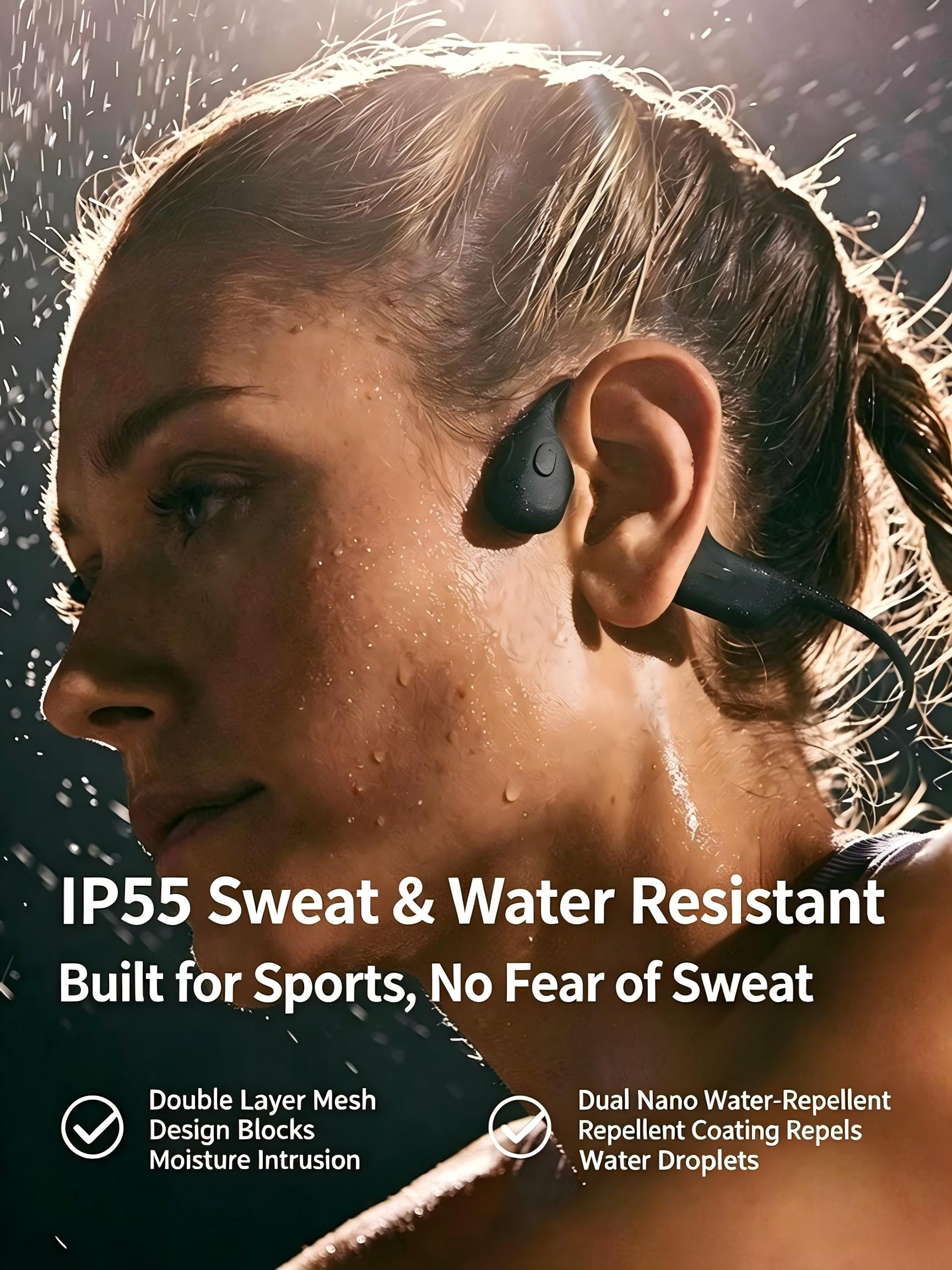 Fones de ouvido Bluetooth de c - Bone Conduction Running Headphones avaliação e preço