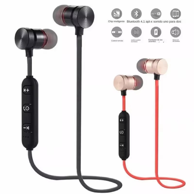 1/2/3/4 unidades de fones de o - Magnetic Neckband Sports Earphones avaliação e preço