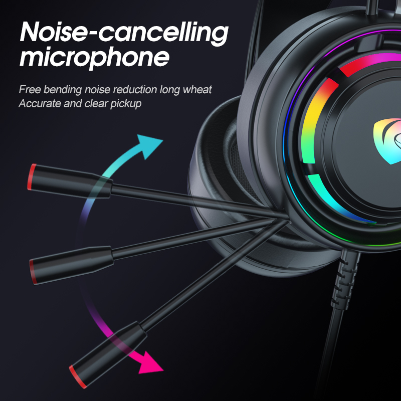 Fone de Ouvido Gamer PSH-300 7 - Gaming Headset With Mic Rgb avaliação e preço