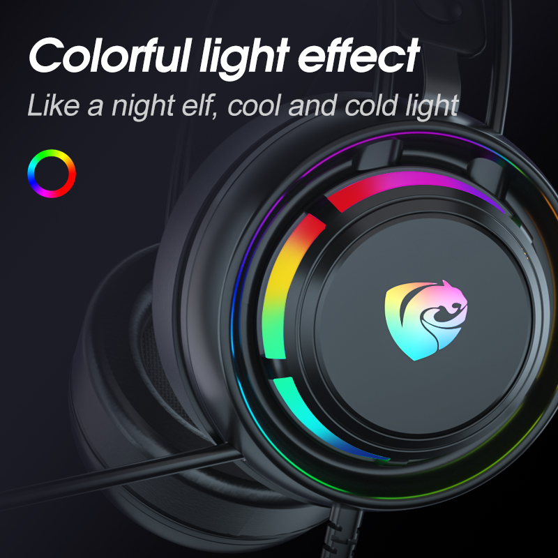 Fone de Ouvido Gamer PSH-300 7 - Gaming Headset With Mic Rgb avaliação e preço