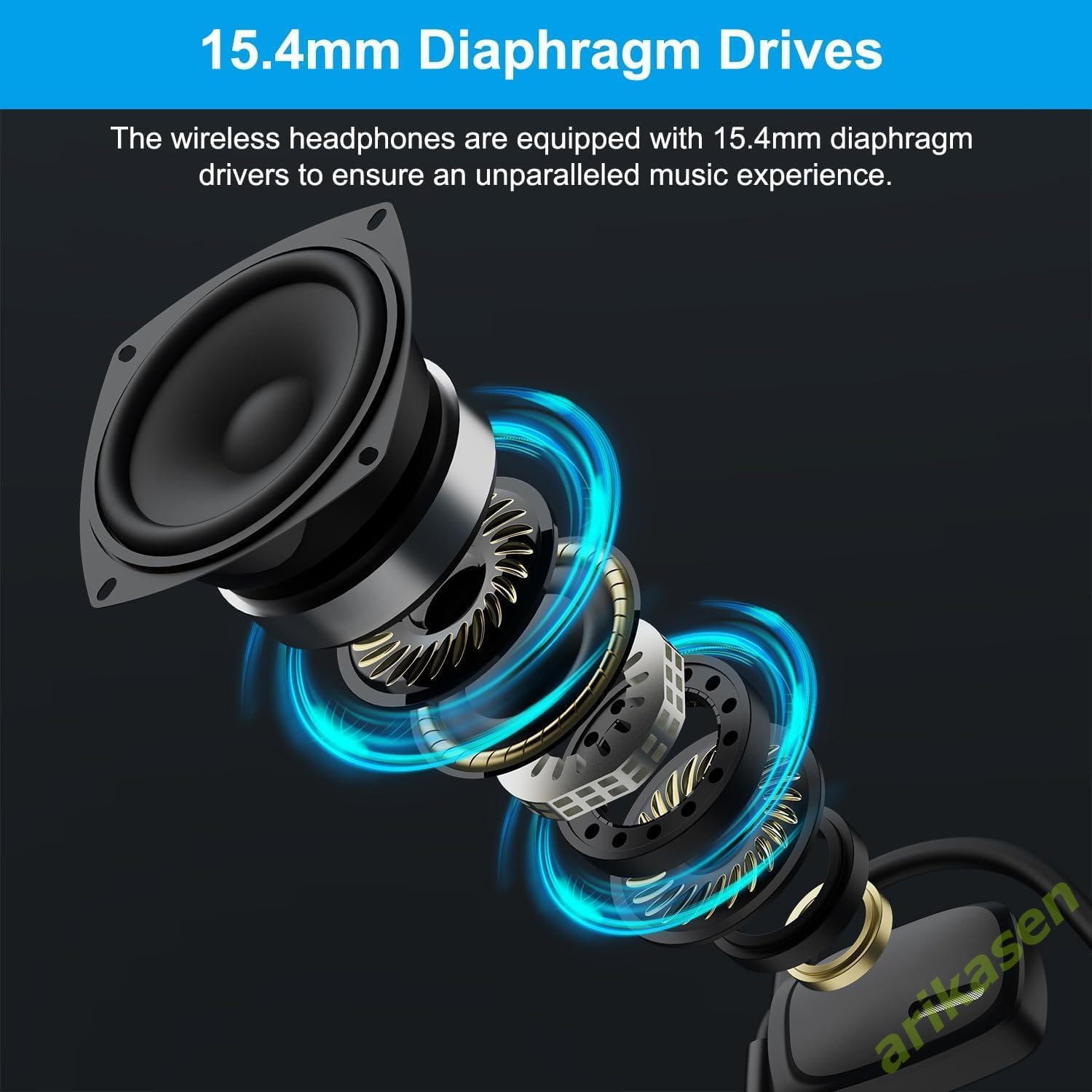Fones de ouvido bluetooth com  - Open Ear Air Conduction Headphones avaliação e preço