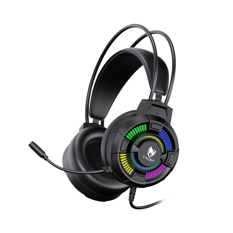 Fone de Ouvido Gamer T-Wolf H1 - Gaming Headset With Mic Rgb avaliação e preço